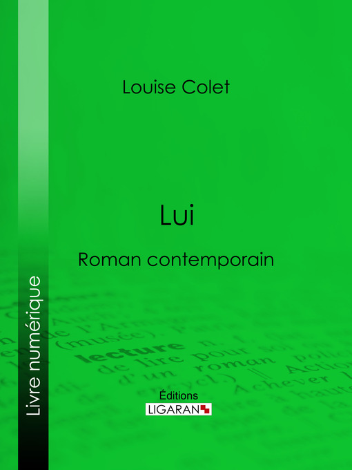 Title details for Lui by Louise Colet - Available